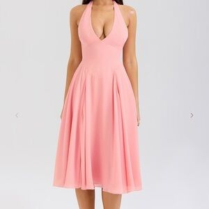 House of CB Blush Pink Midi Dress